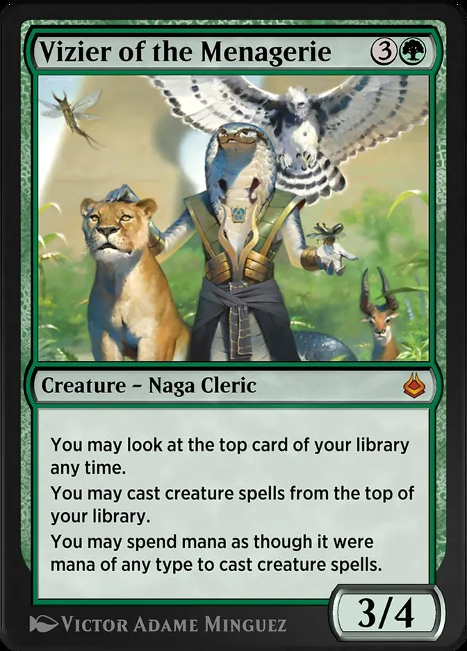 Vizier of the Menagerie Front Face