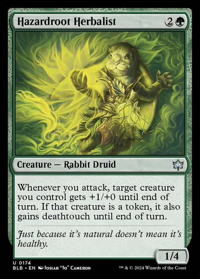 Hazardroot Herbalist Front Face