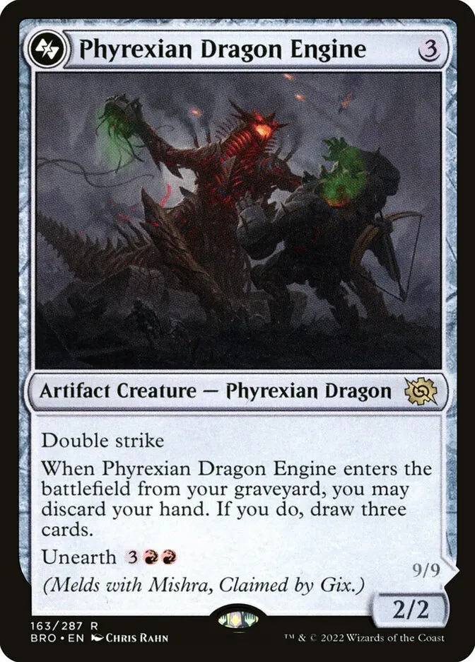 Phyrexian Dragon Engine Front Face