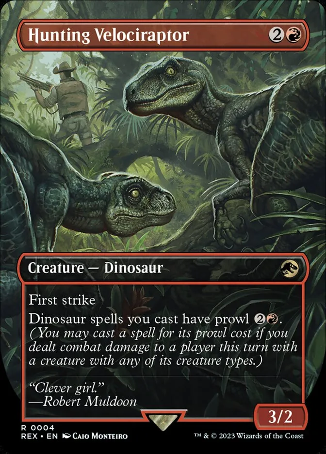 Hunting Velociraptor Front Face