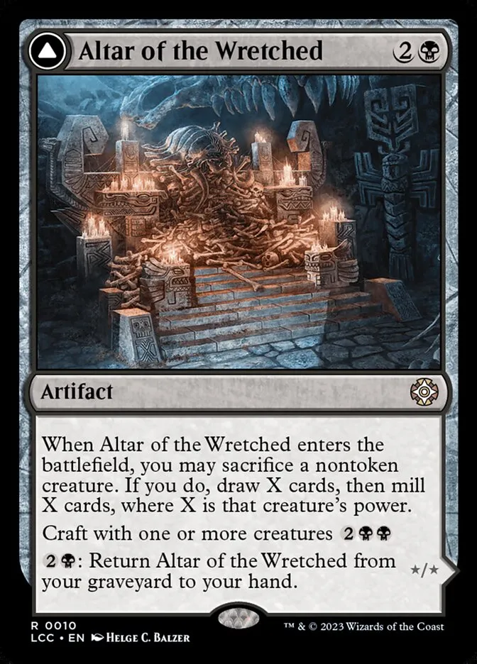 Altar of the Wretched // Wretched Bonemass Front Face