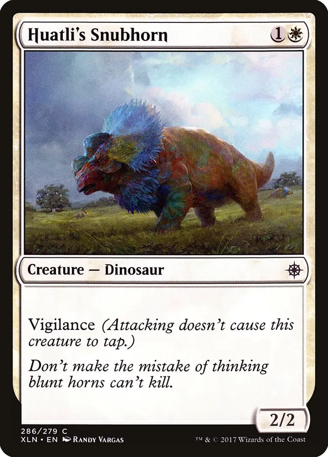 Huatli's Snubhorn Front Face