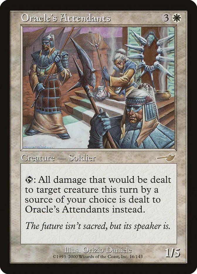 Oracle's Attendants Front Face