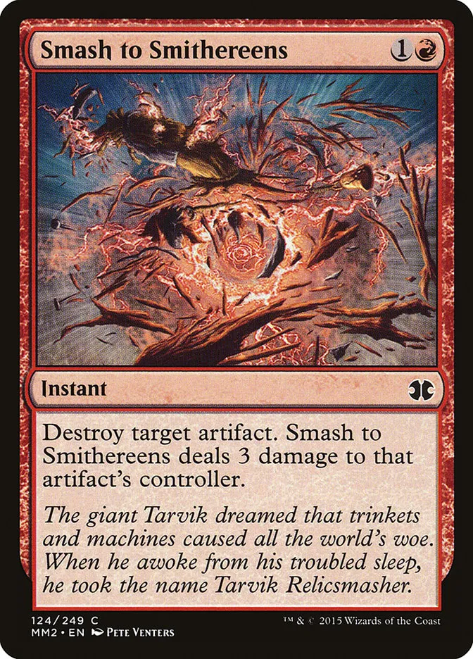Smash to Smithereens Front Face