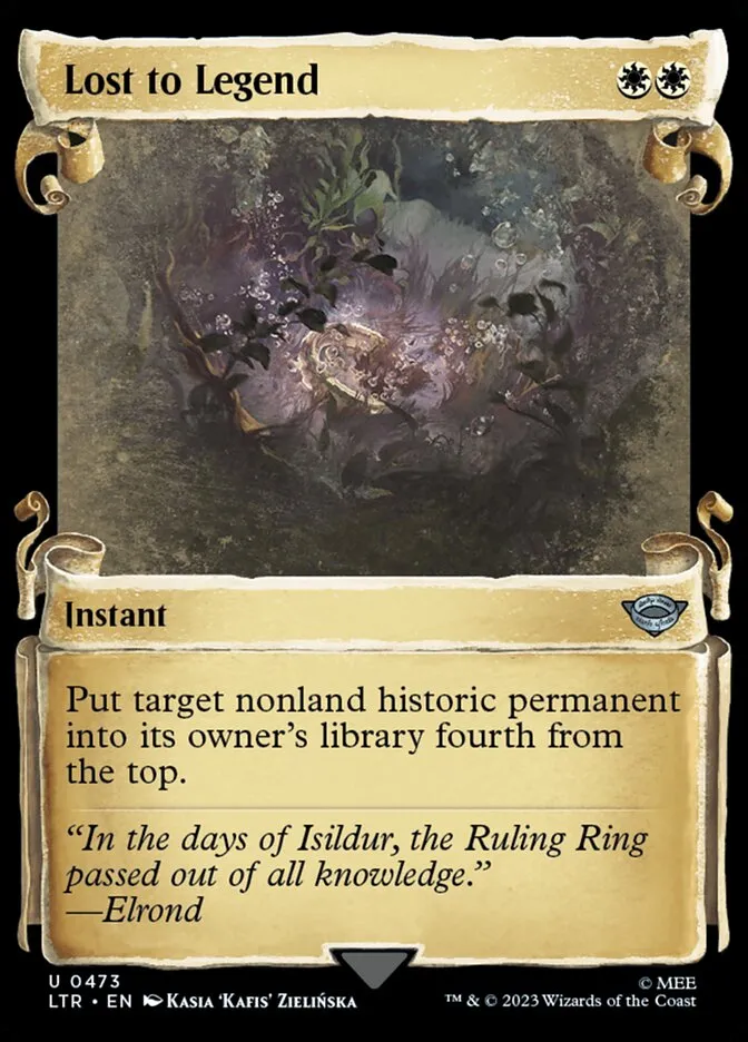 Lost to Legend Front Face
