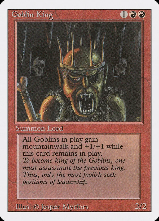Goblin King Front Face