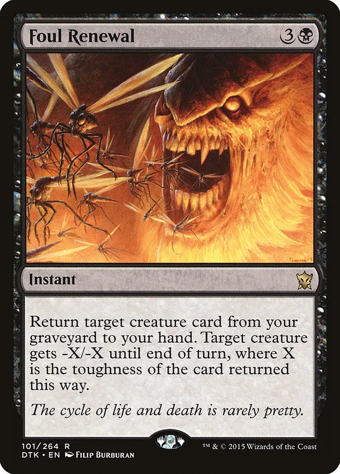 Foul Renewal Front Face