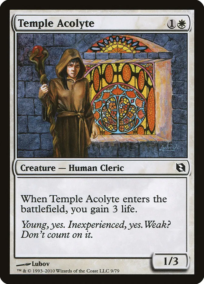 Temple Acolyte Front Face