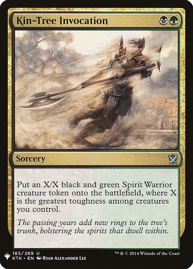 Kin-Tree Invocation Front Face