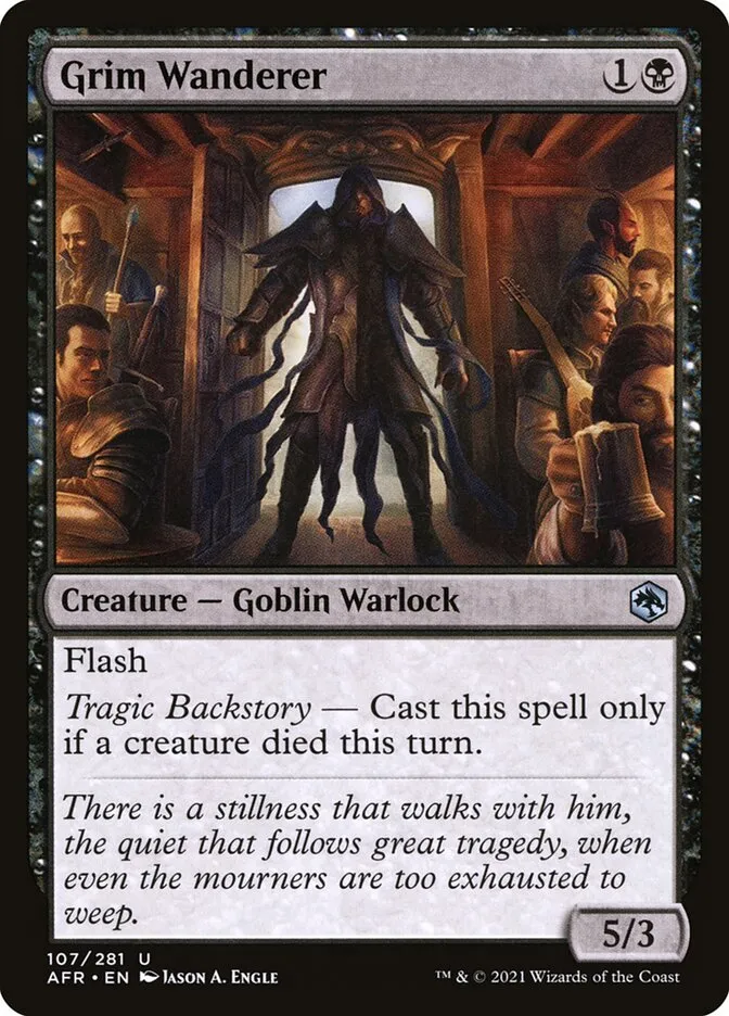 Grim Wanderer Front Face