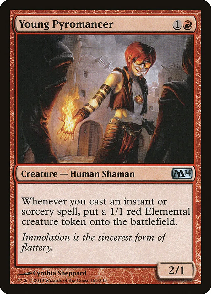 Young Pyromancer Front Face