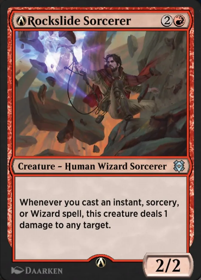 A-Rockslide Sorcerer Front Face
