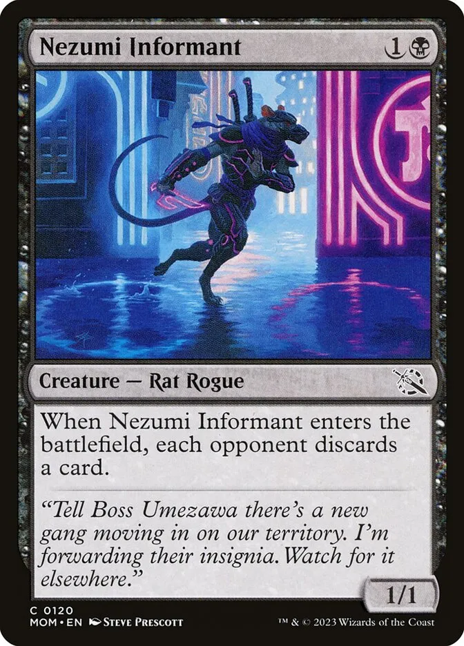 Nezumi Informant Front Face