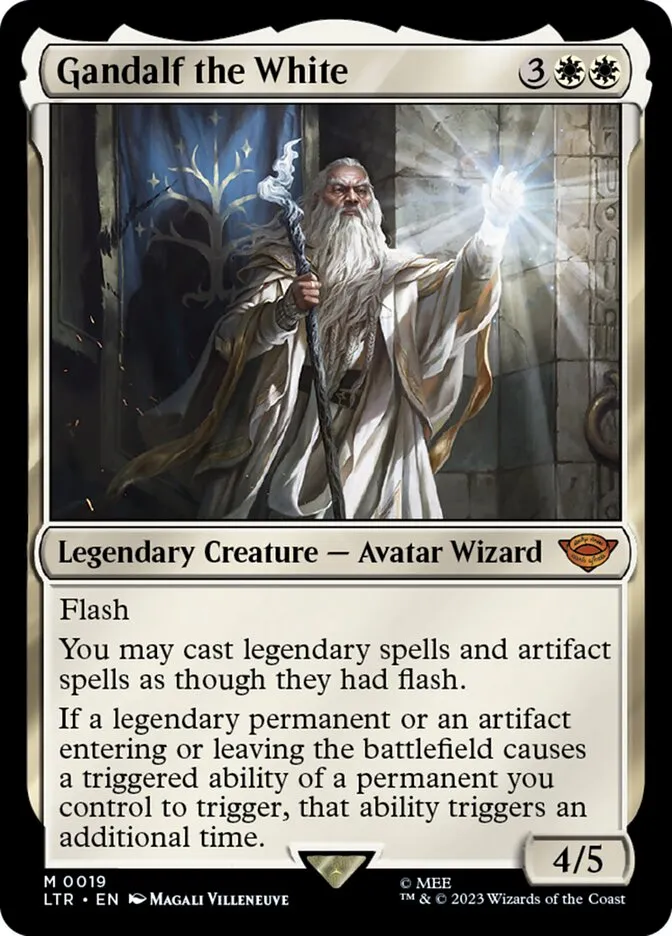 Gandalf the White Front Face