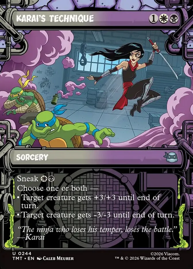 Karai's Technique Front Face