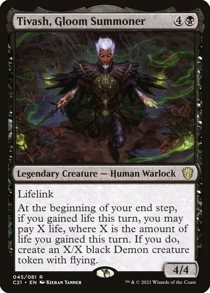 Tivash, Gloom Summoner Front Face