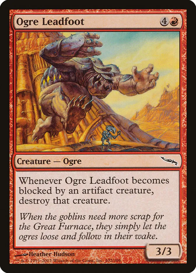 Ogre Leadfoot Front Face