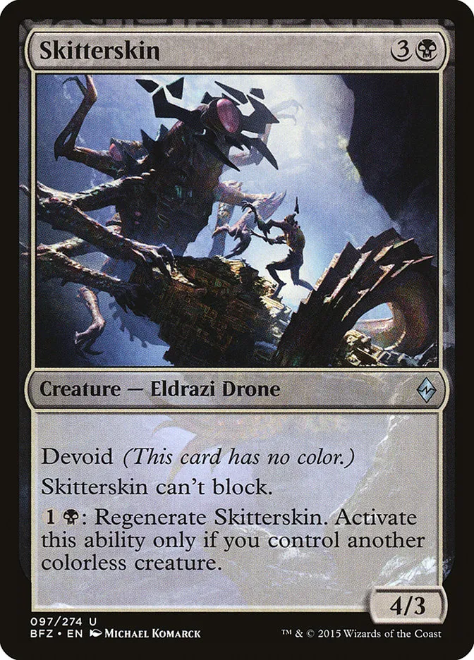 Skitterskin Front Face