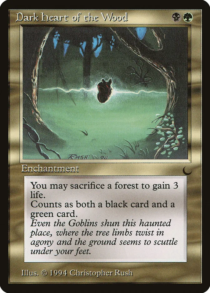 Dark Heart of the Wood Front Face