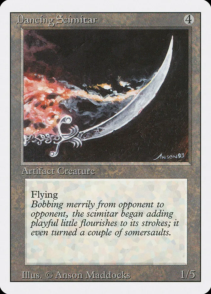 Dancing Scimitar Front Face