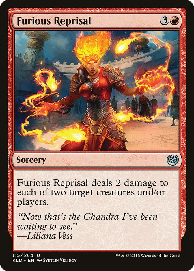 Furious Reprisal Front Face