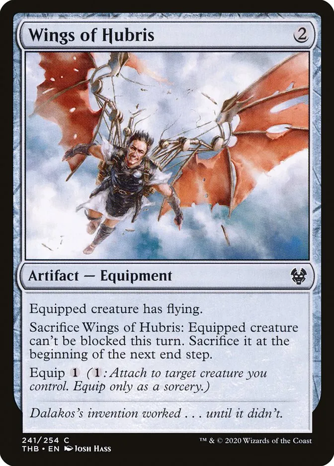 Wings of Hubris Front Face