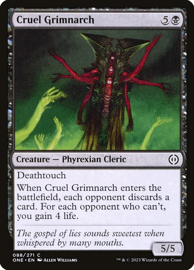 Cruel Grimnarch Front Face