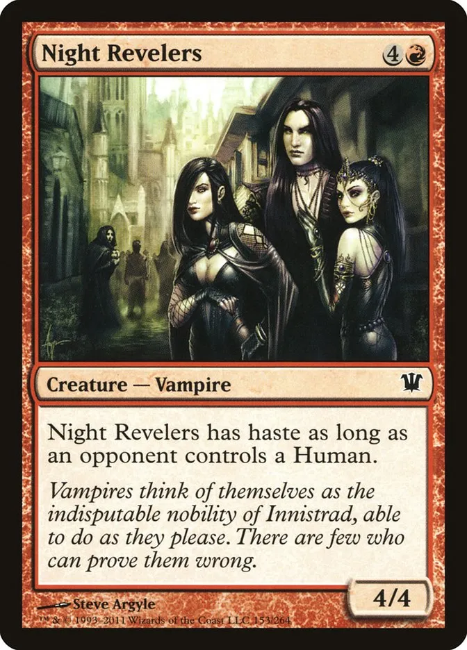 Night Revelers Front Face