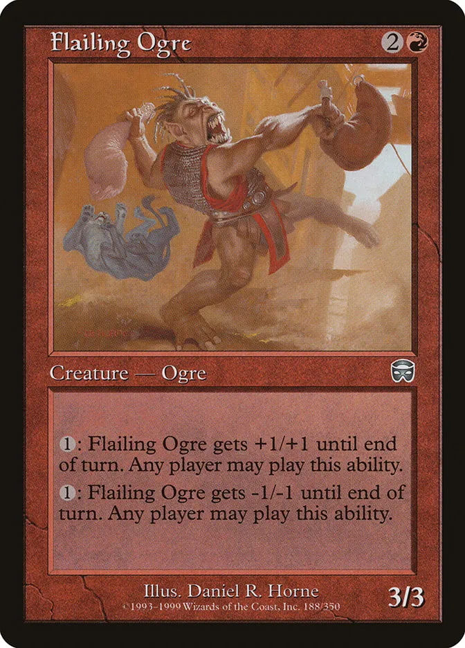 Flailing Ogre Front Face