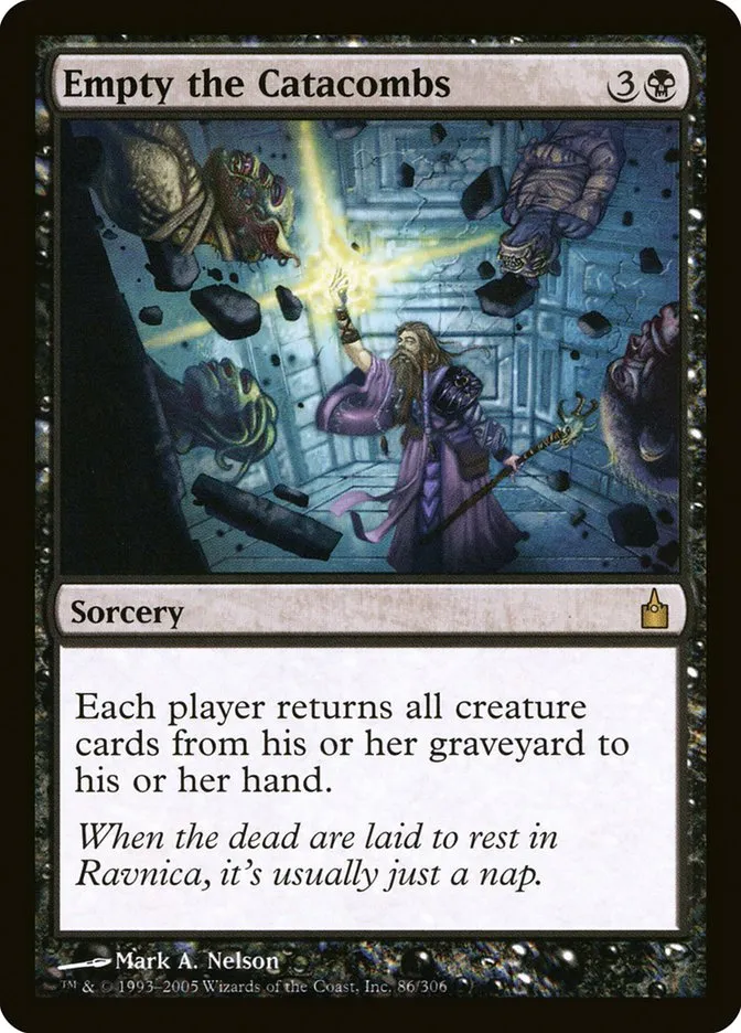 Empty the Catacombs Front Face