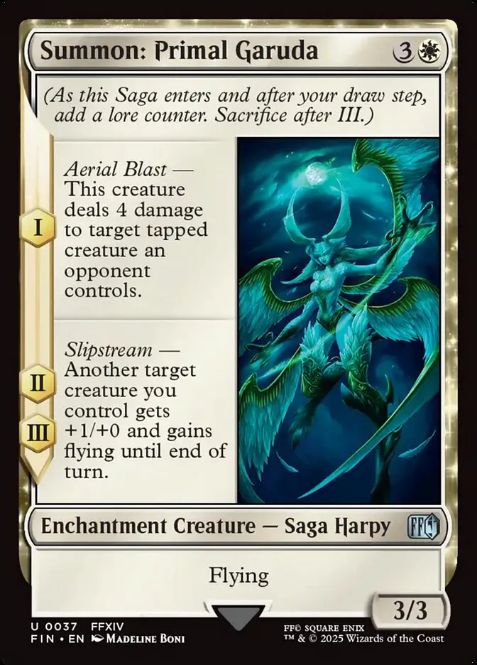 Summon: Primal Garuda Front Face