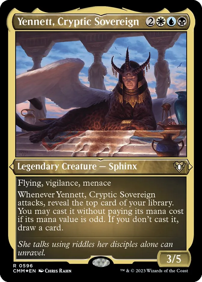 Yennett, Cryptic Sovereign Front Face