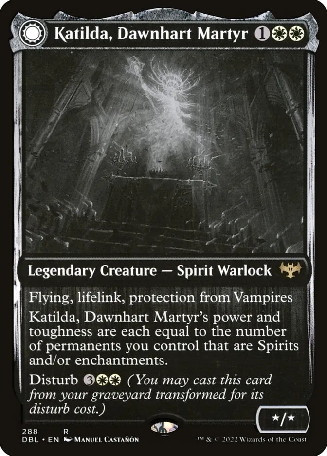 Katilda, Dawnhart Martyr // Katilda's Rising Dawn Front Face