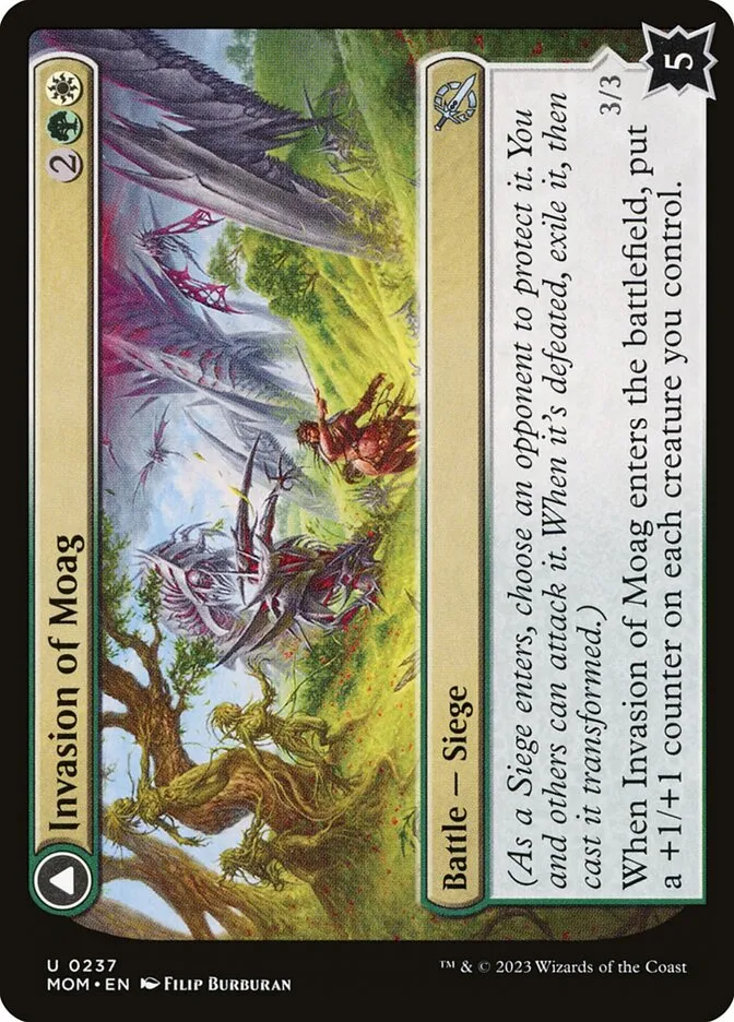 Invasion of Moag // Bloomwielder Dryads Front Face