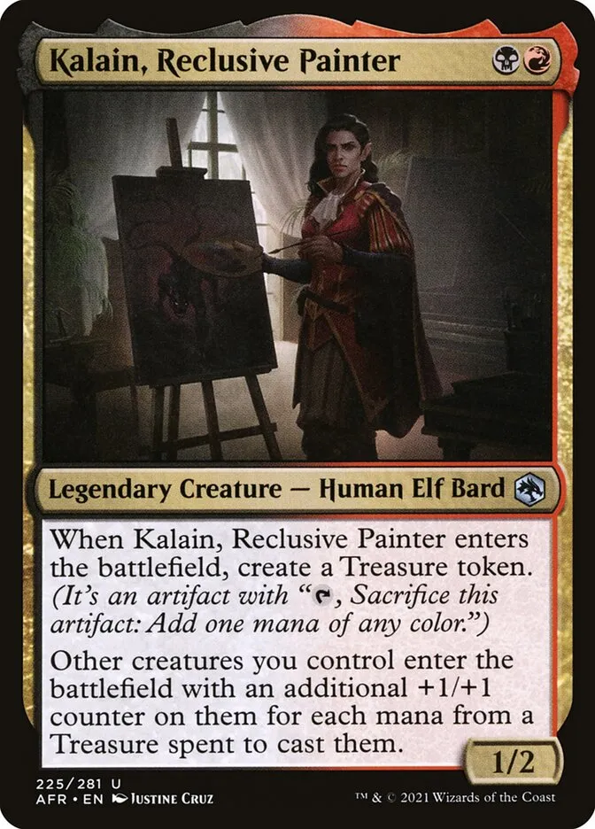Kalain, Reclusive Painter Front Face