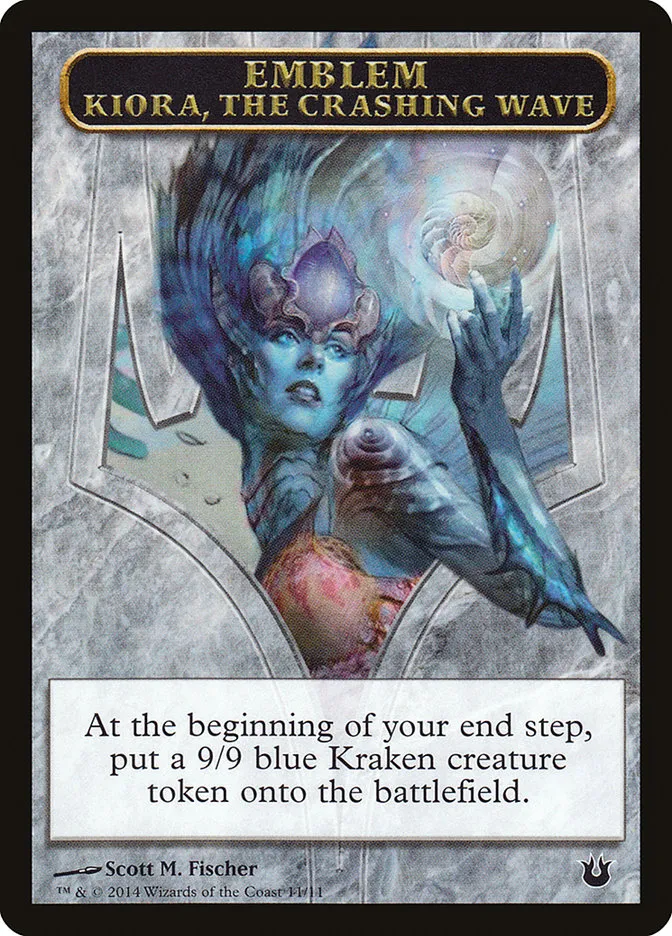 Kiora, the Crashing Wave Emblem Front Face