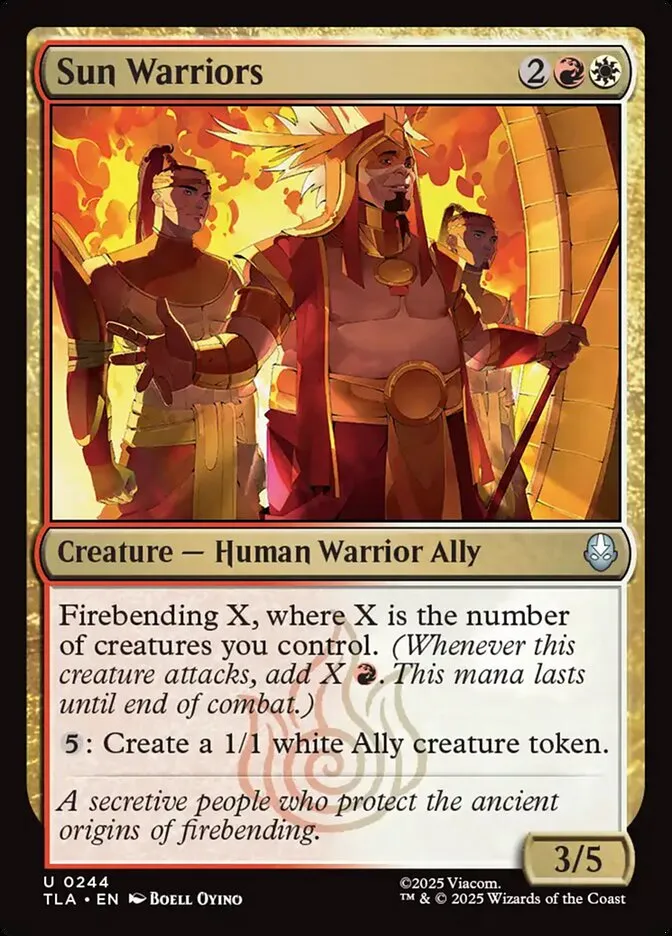 Sun Warriors Front Face