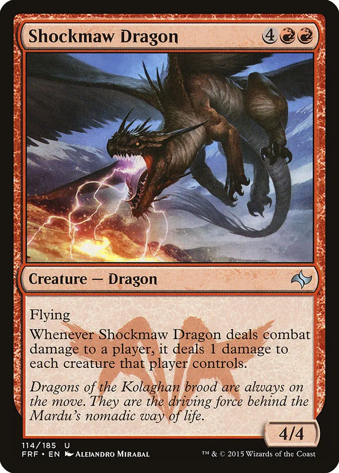 Shockmaw Dragon Front Face