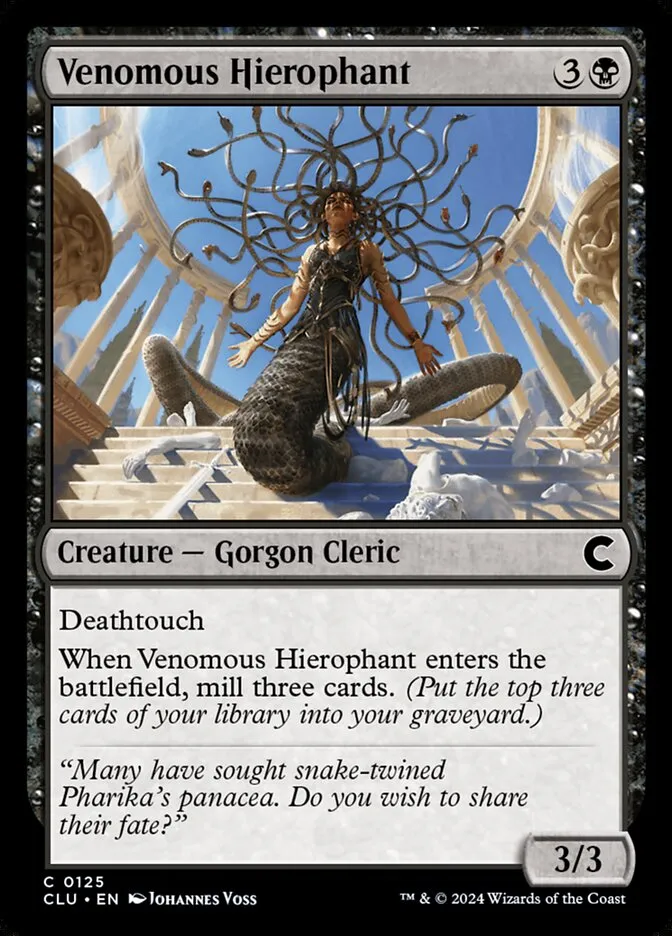 Venomous Hierophant Front Face