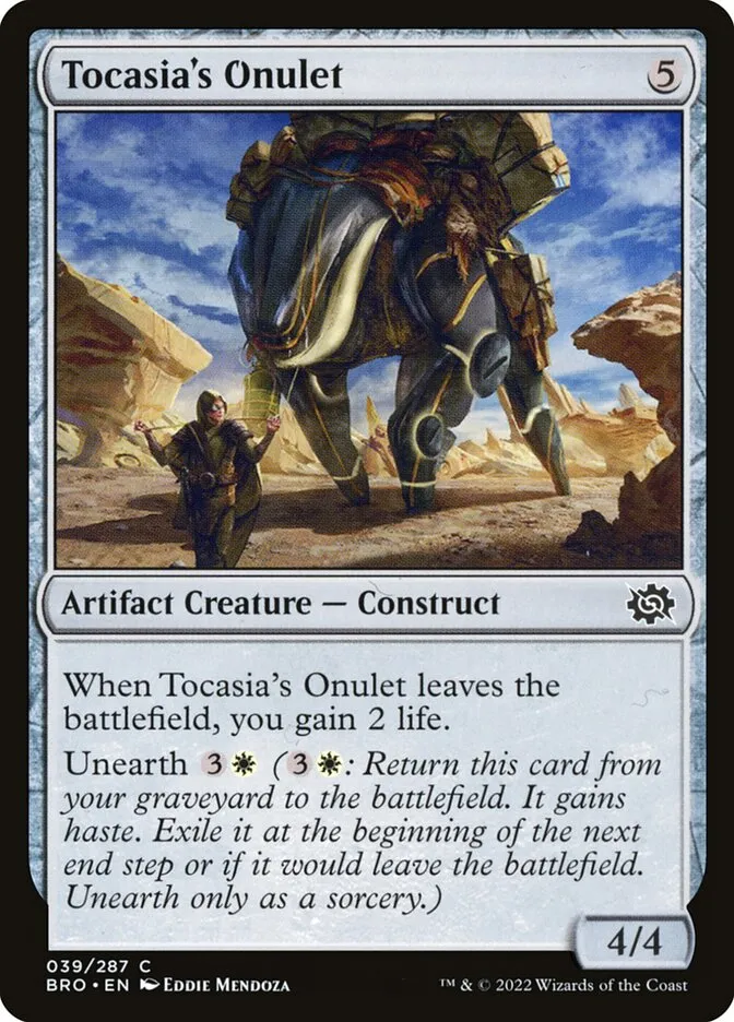 Tocasia's Onulet Front Face