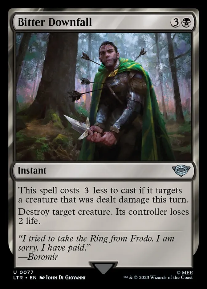 Bitter Downfall Front Face
