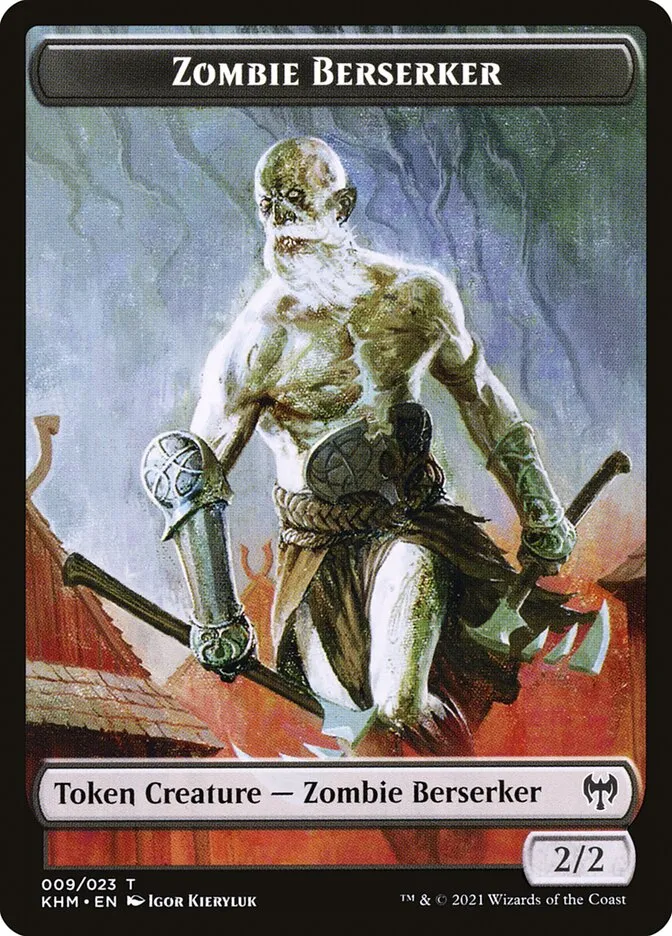 Zombie Berserker Front Face