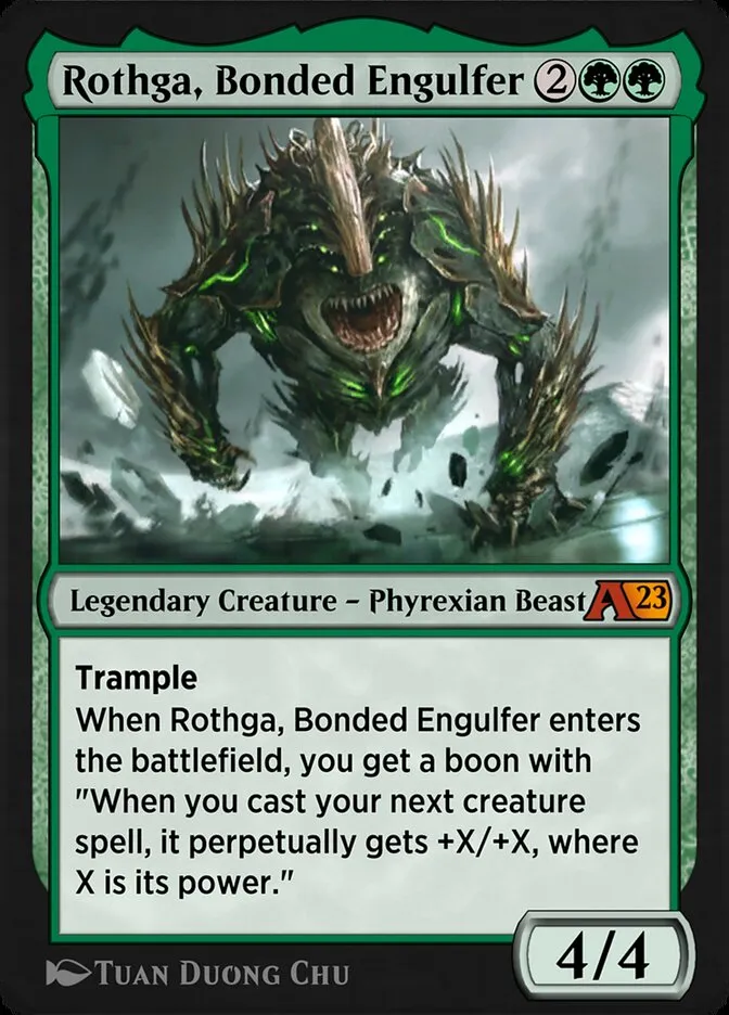Rothga, Bonded Engulfer Front Face
