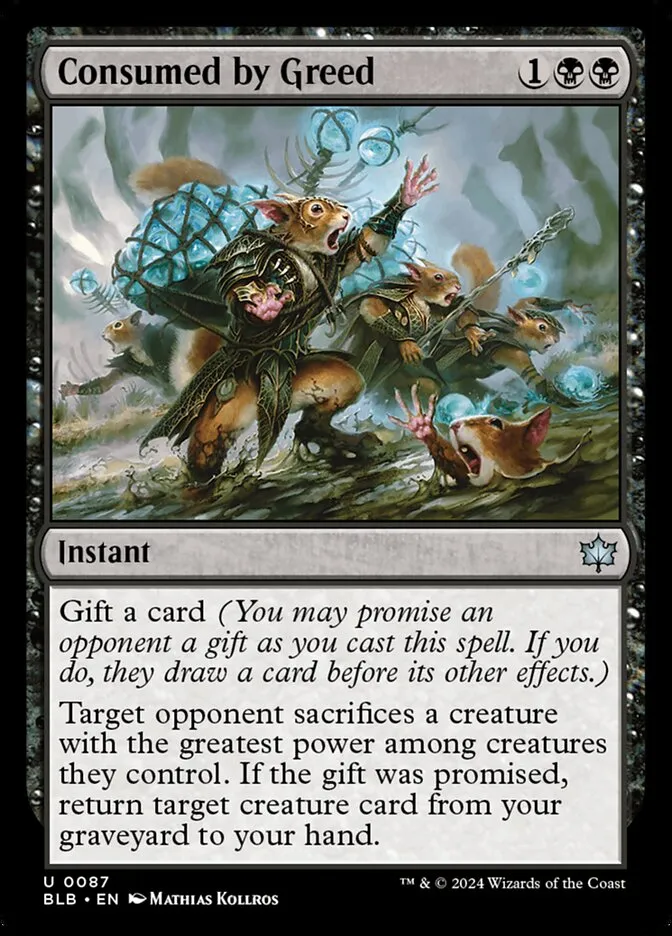 Consumed by Greed Front Face
