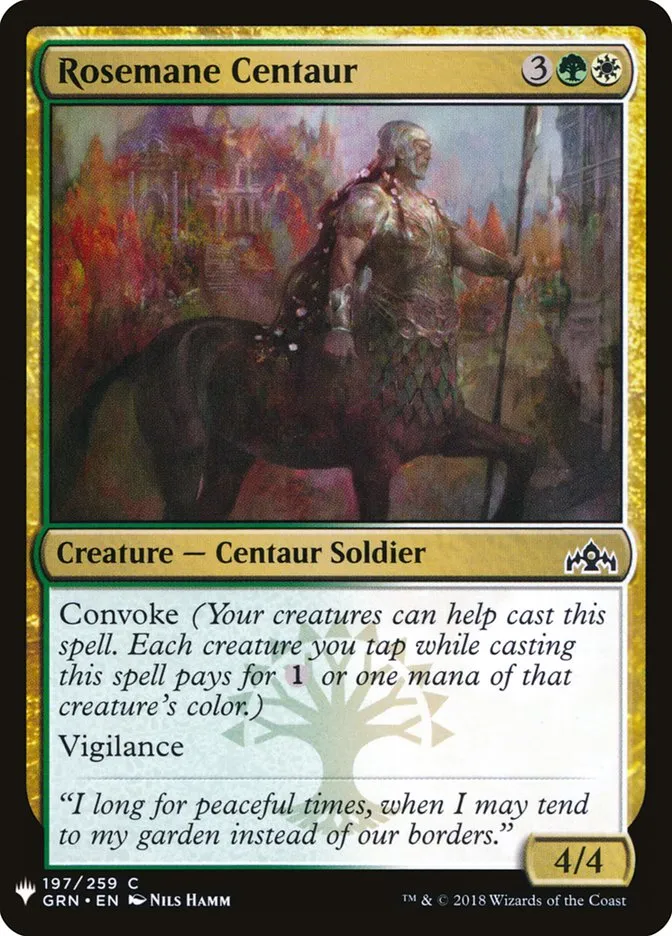 Rosemane Centaur Front Face