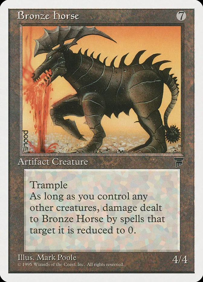 Bronze Horse Front Face