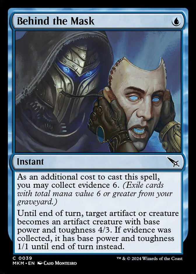 Behind the Mask Front Face