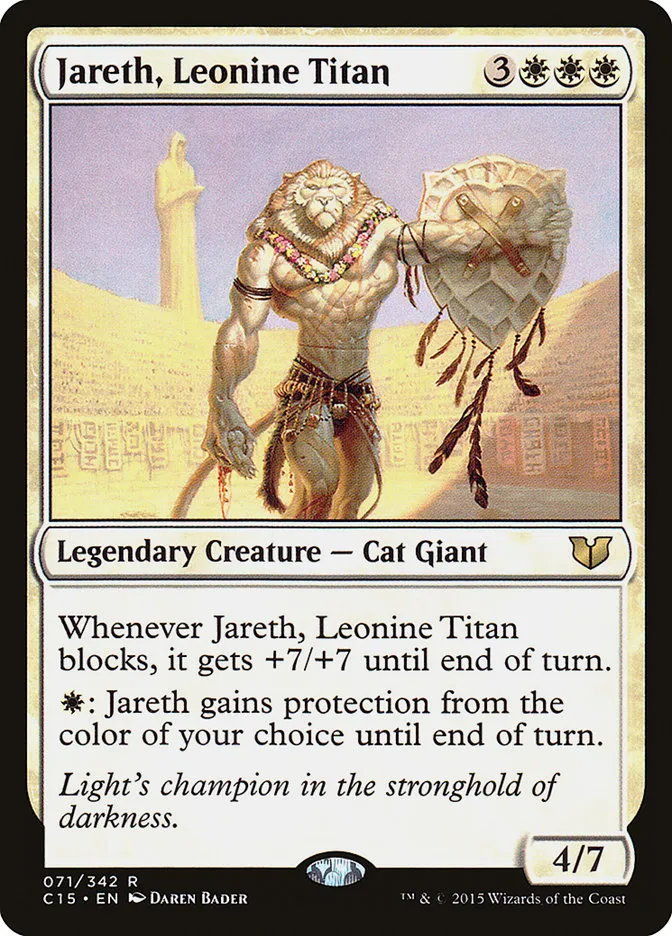 Jareth, Leonine Titan Front Face