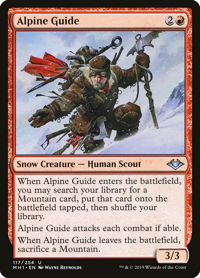 Alpine Guide Front Face