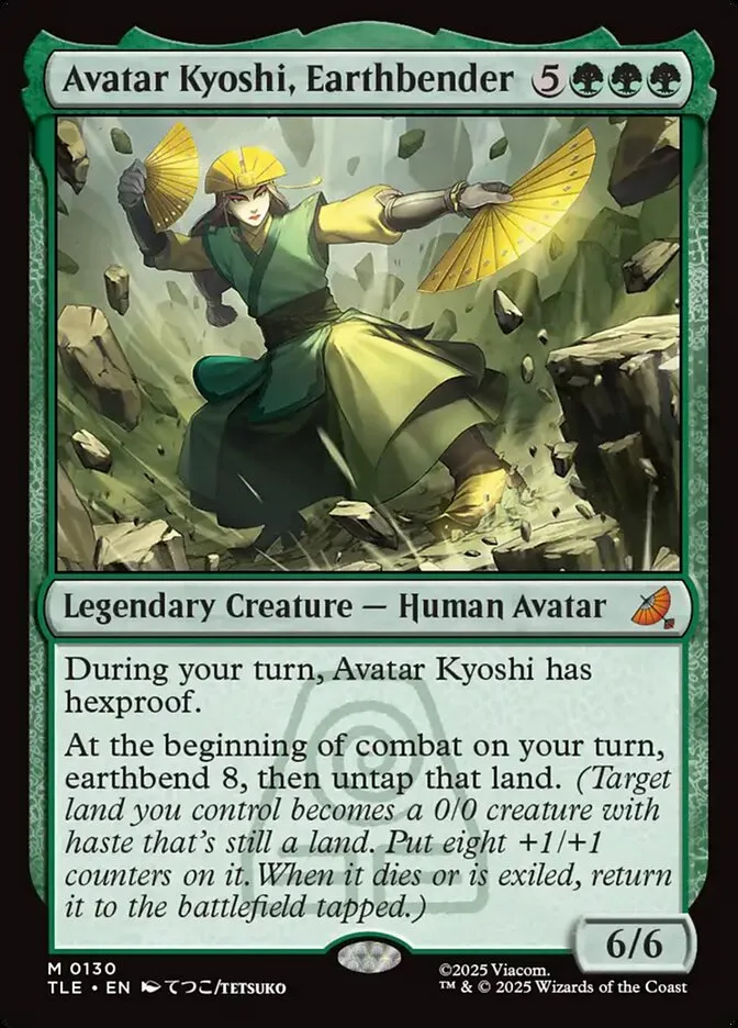 Avatar Kyoshi, Earthbender Front Face